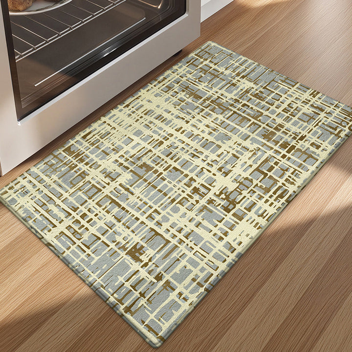 Geometric Pattern Kitchen Runner Mat Kalsten