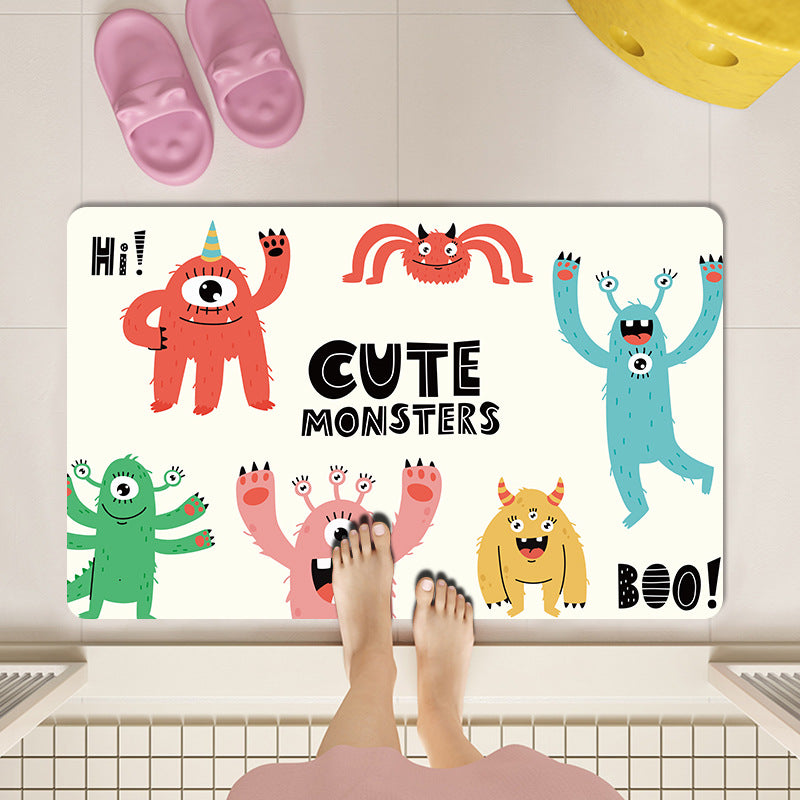 Playful Cartoon-Themed Area Mat