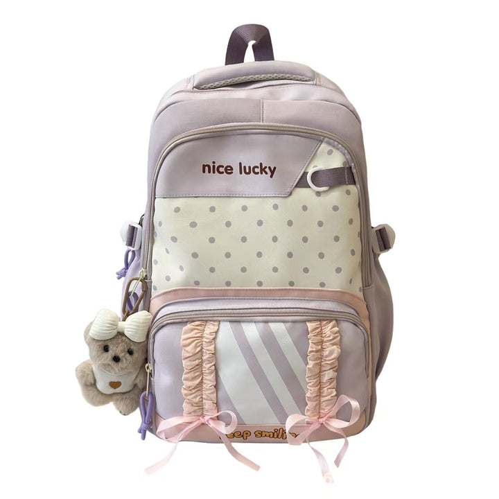 Backpack with Playful Design and Many Compartments Kalsten
