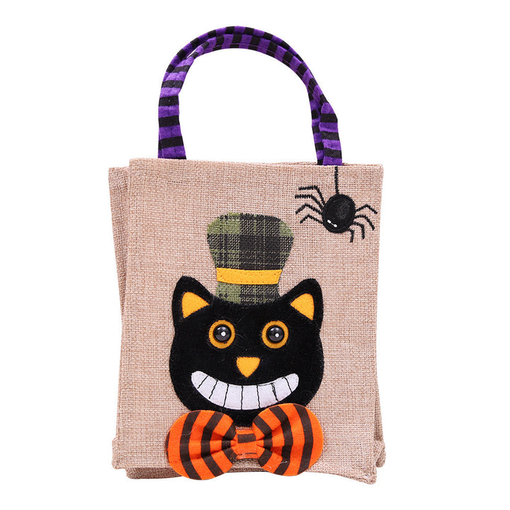 Halloween tote bag with witch design