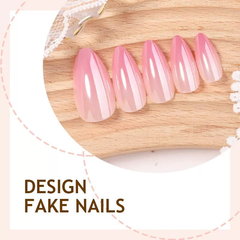 Artificial nail set with elegant high-gloss design Kalsten