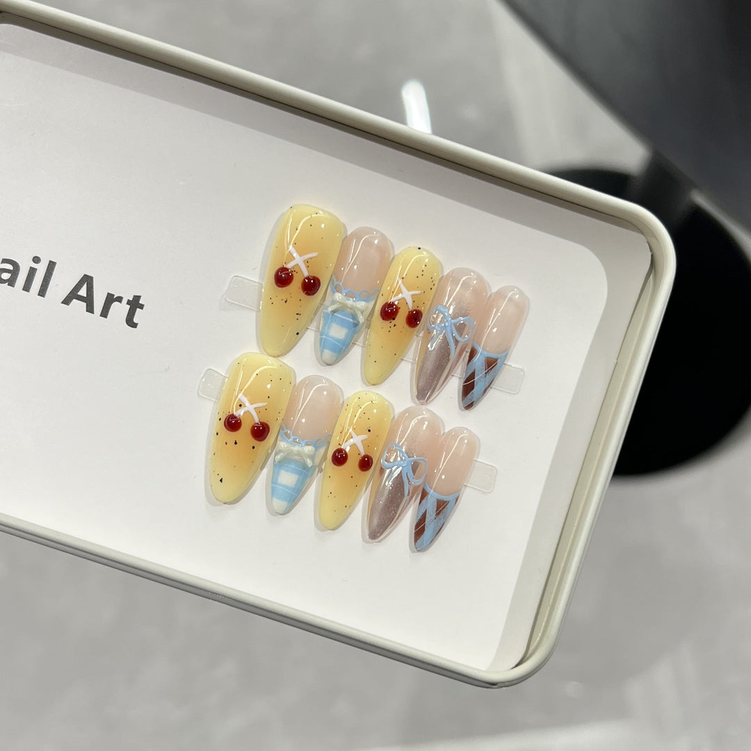 Charming Character-Inspired Press-On Nail Art Set Kalsten