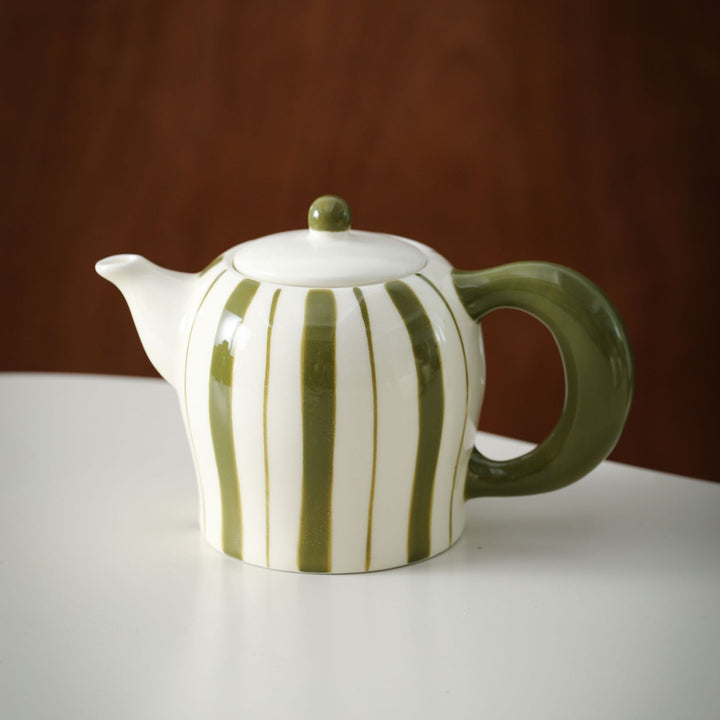 Ceramic Espresso Cup Set with Saucer and Elegant Vintage Handle