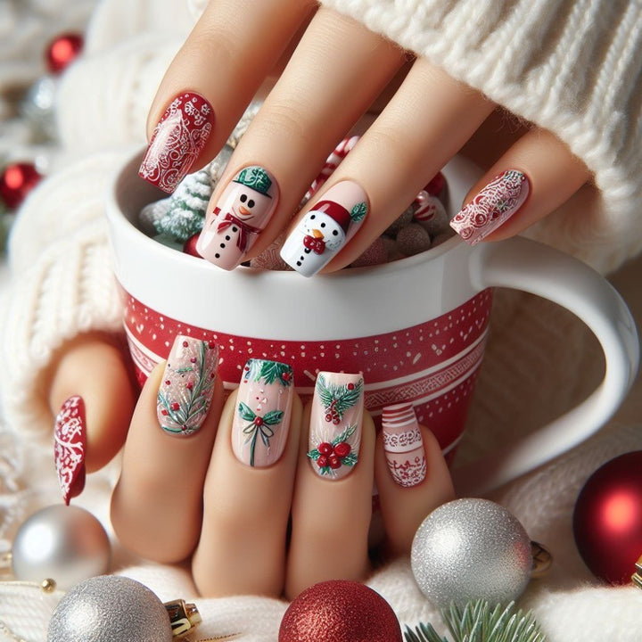 Creative Christmas Nail Design Set Kalsten