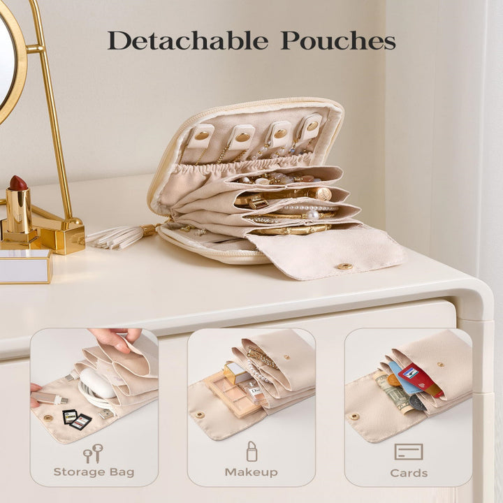 Elegant jewelry organizer with individual divider system Kalsten