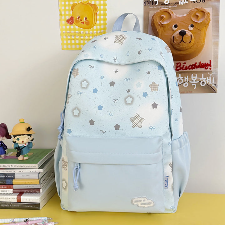 Fun Decorative Star-Patterned Backpack Kalsten