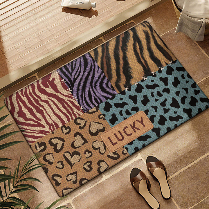Floral Patterned Entry Mat