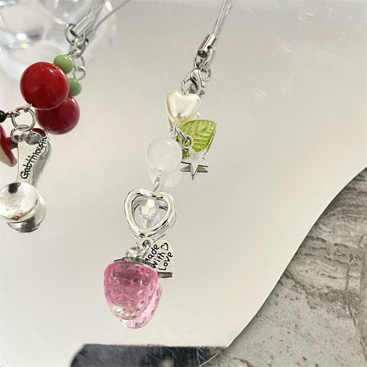 Decorative Fruit-Themed Charm Strap Kalsten