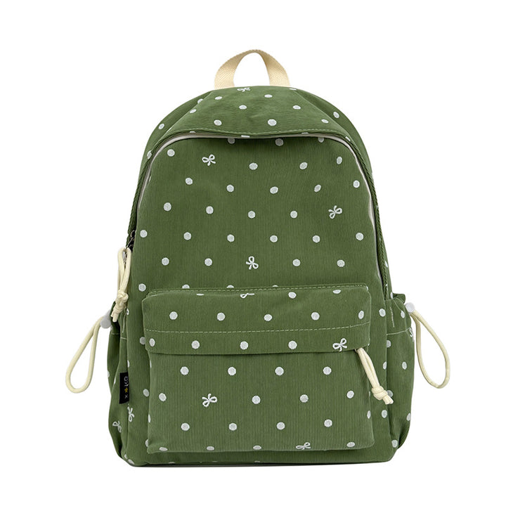 Casual Polka Dot Patterned Backpack Kalsten