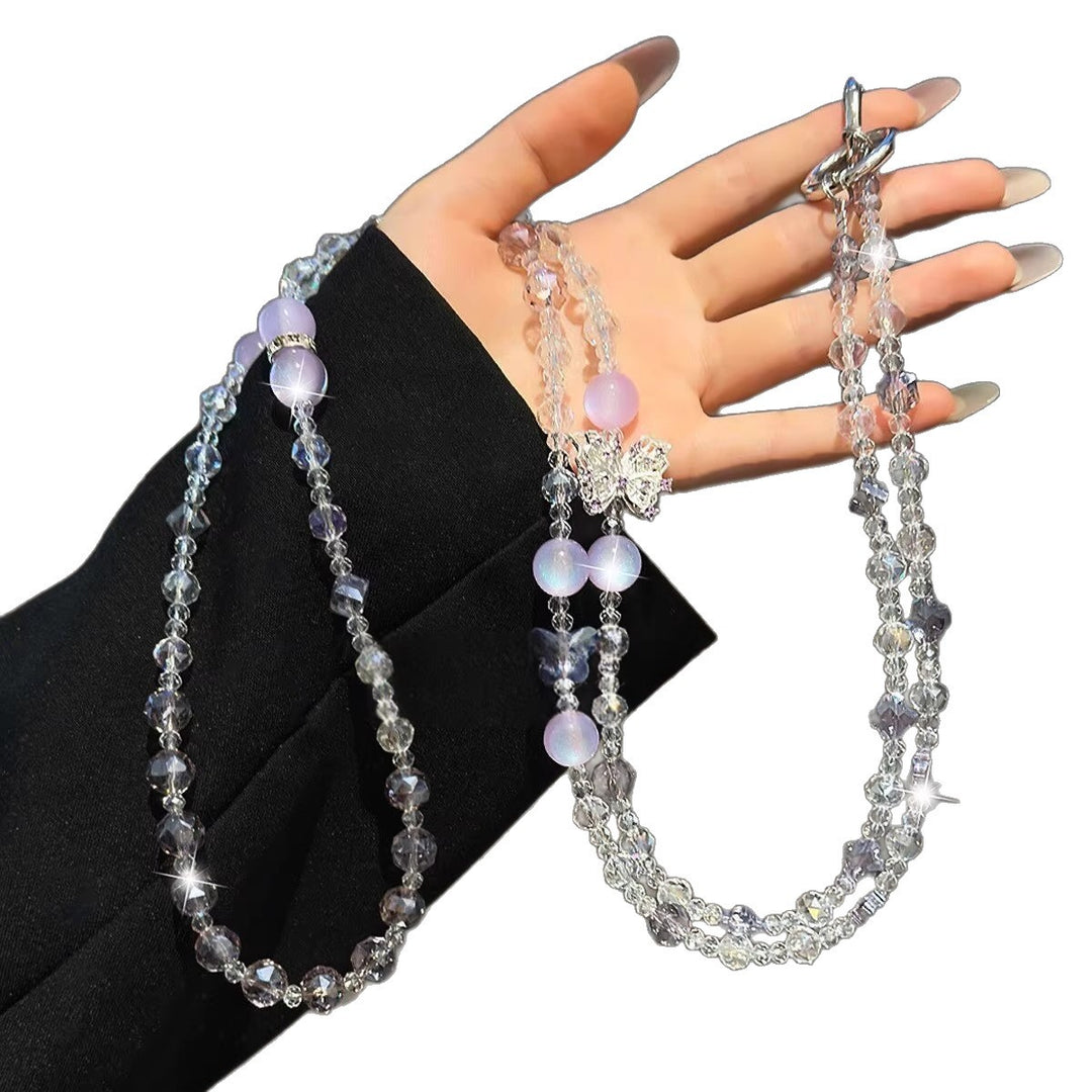 Elegant Beaded Phone Lanyard Kalsten