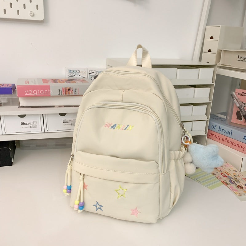 Playful Star-Embellished Backpack Kalsten