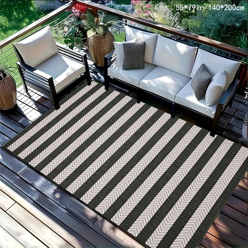 Outdoor Checkerboard Area Rug