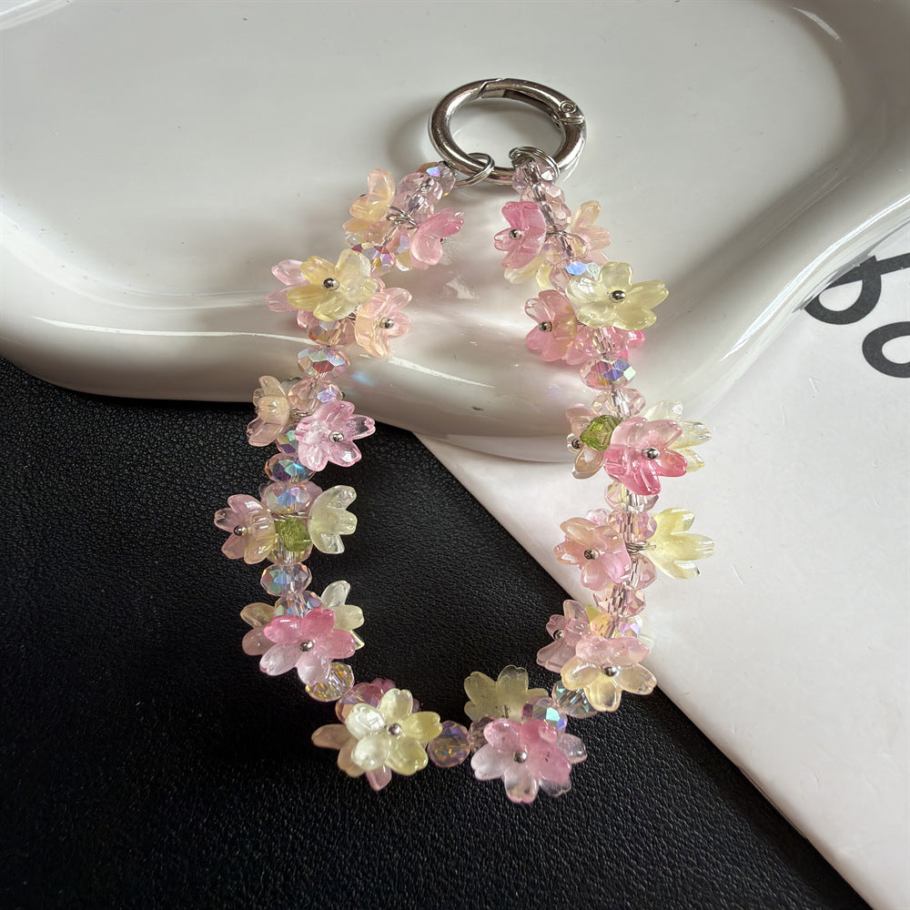 Floral Charm Phone Lanyard Kalsten