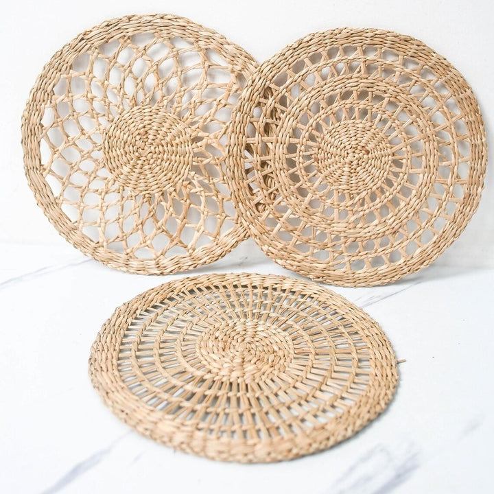 Handcrafted Woven Decorative Placemats Kalsten