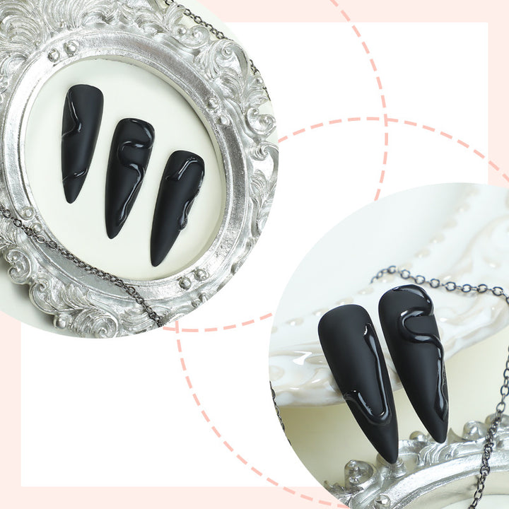 Artistic Stiletto Nail Design kalsten