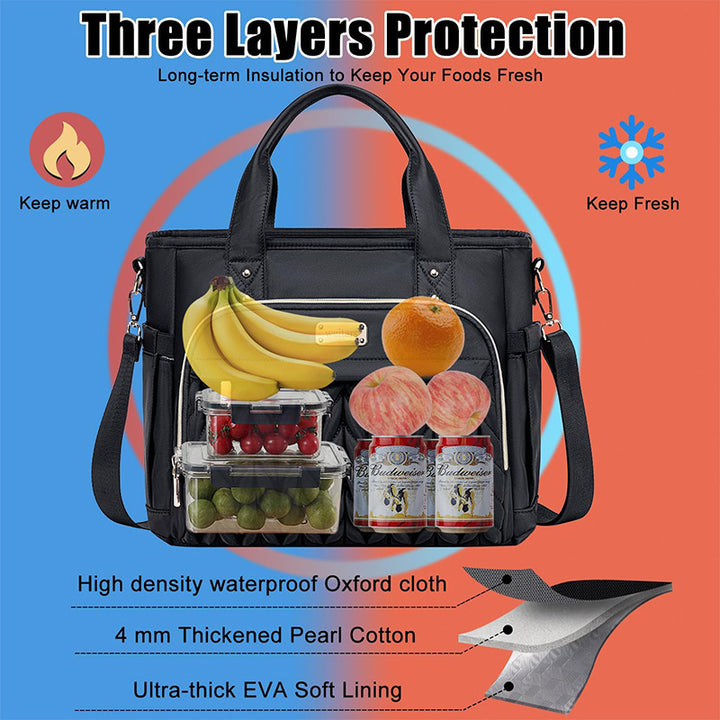 Elegant and Spacious Shoulder Bag with Woven Design Kalsten