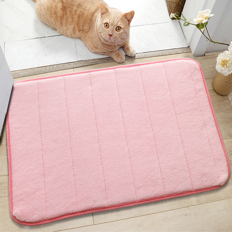 Soft Plush Bathroom Comfort Mat