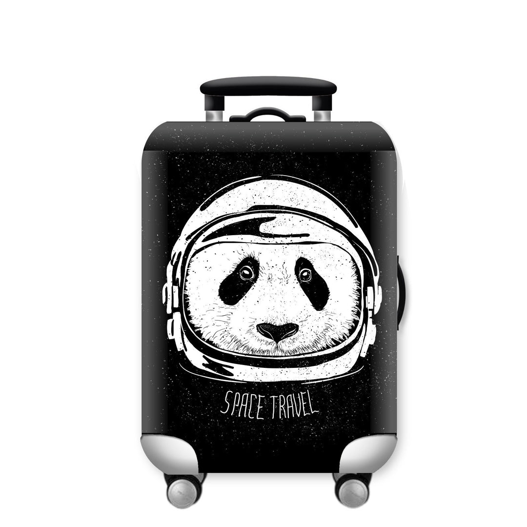 Unisex hard-shell suitcase with funny giraffe design Kalsten
