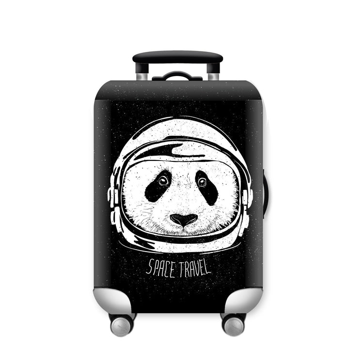 Unisex hard-shell suitcase with funny giraffe design Kalsten