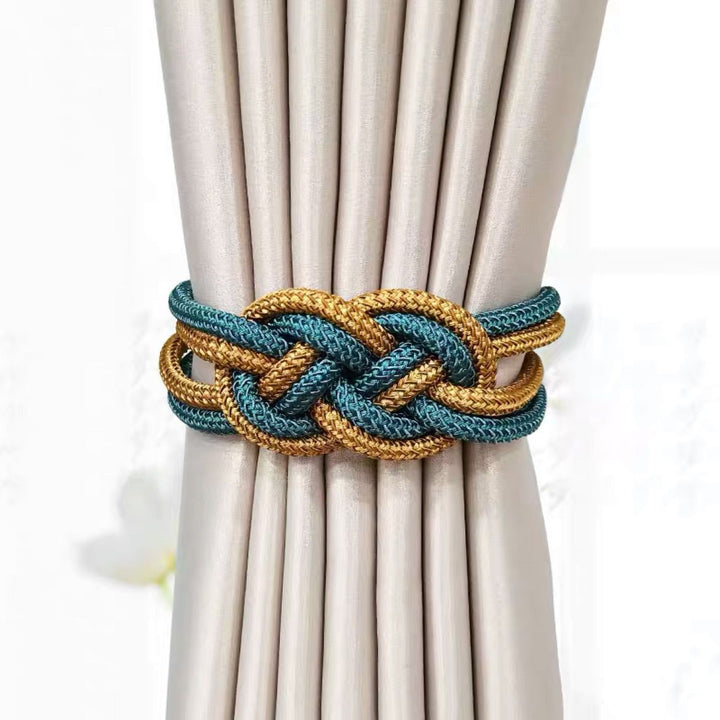 Decorative curtain tieback with braided design Kalsten