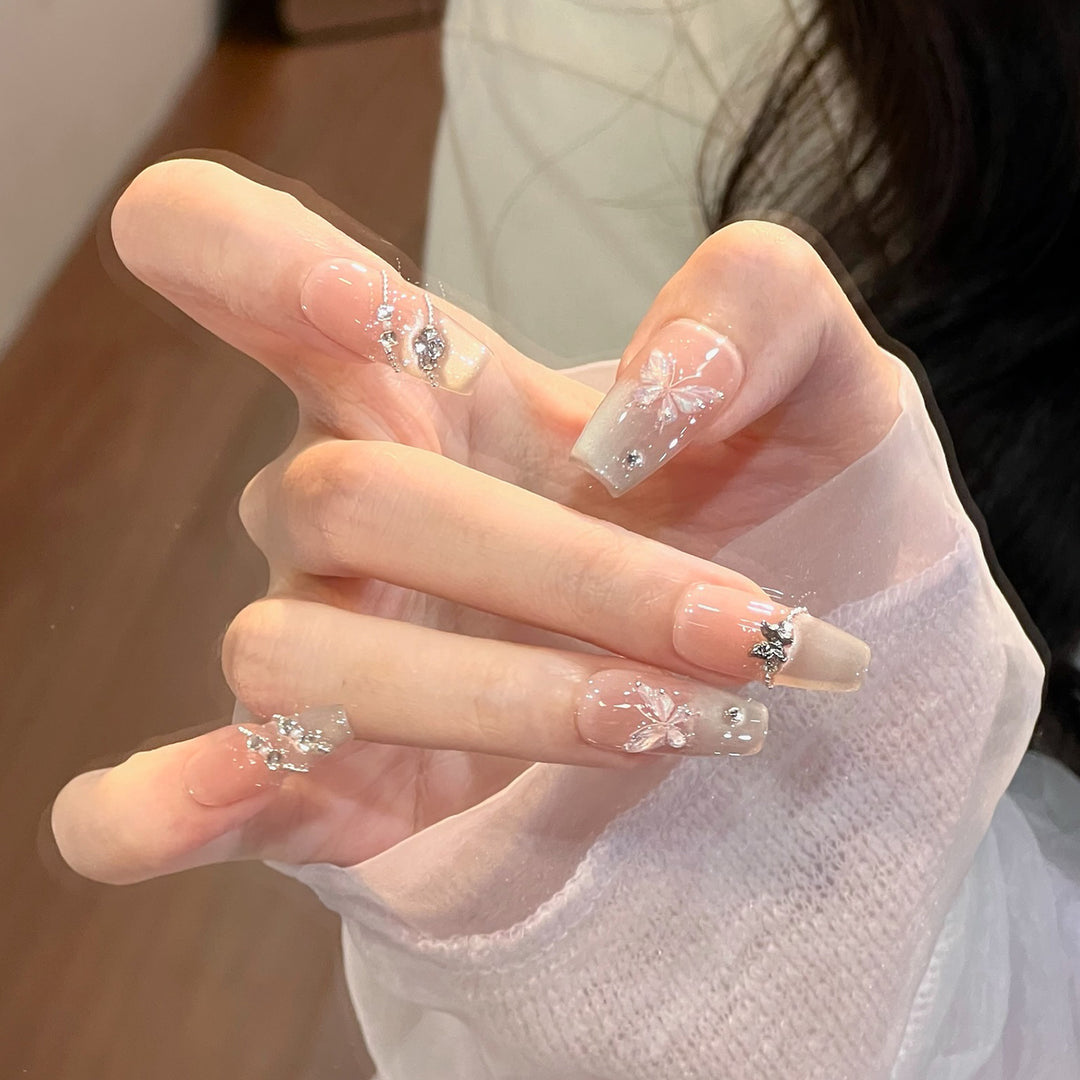 Elegant Decorative Press-On Nail Set Kalsten