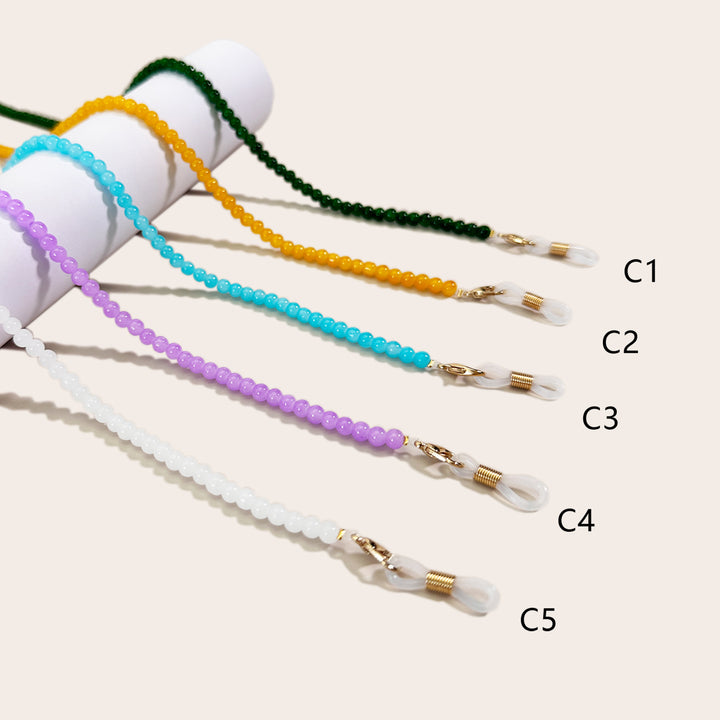 Elegant Beaded Eyewear Retainer Chain Kalsten