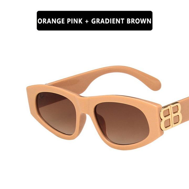 Ladies stylish cat-eye sunglasses with modern leopard pattern Kalsten