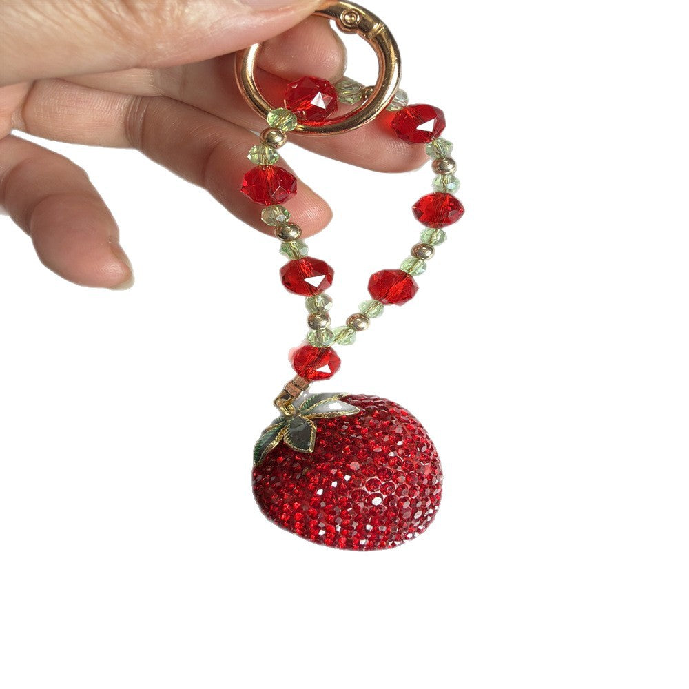 Strawberry Charm Keychain Holder Kalsten