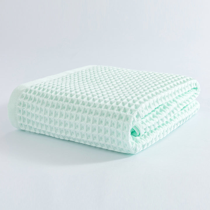 Women Waffle Fabric Bath Towel Kalsten