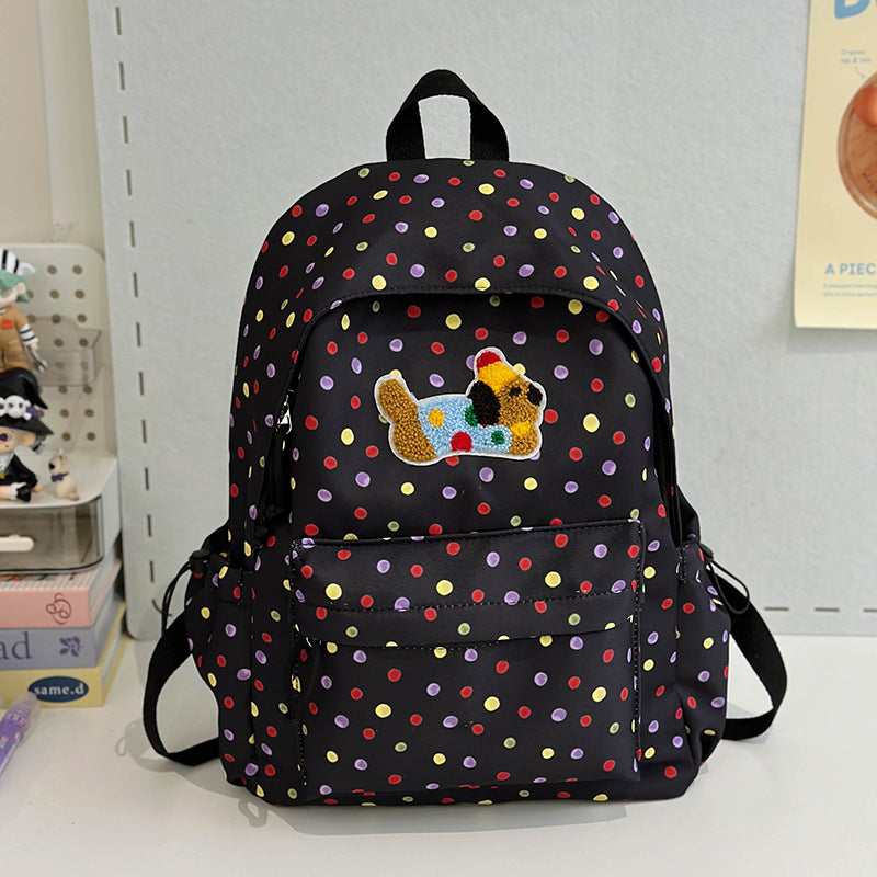 Fun and Playful Polka Dot Backpack