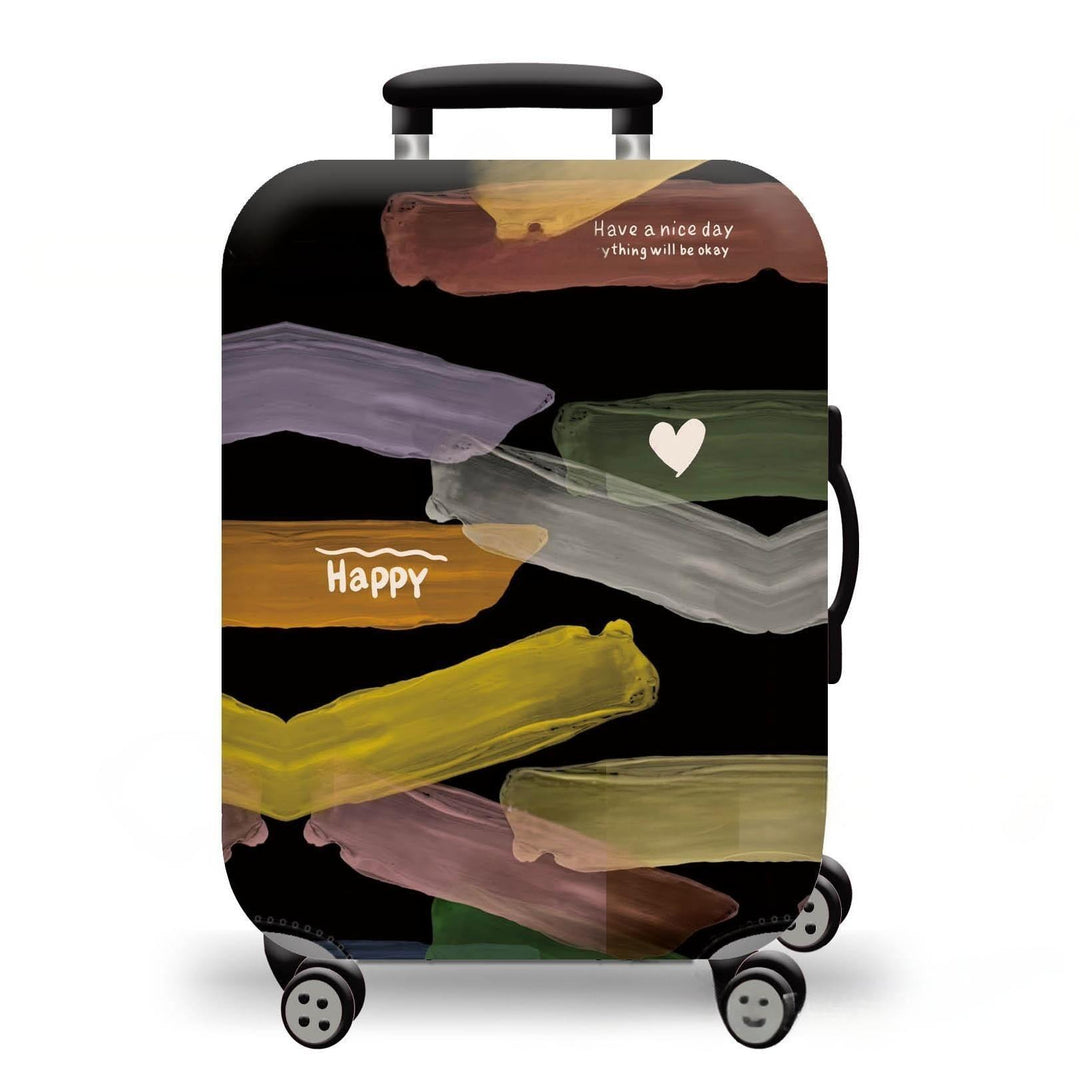 Unisex Hard-shell suitcase with stunning mountain landscape design Kalsten