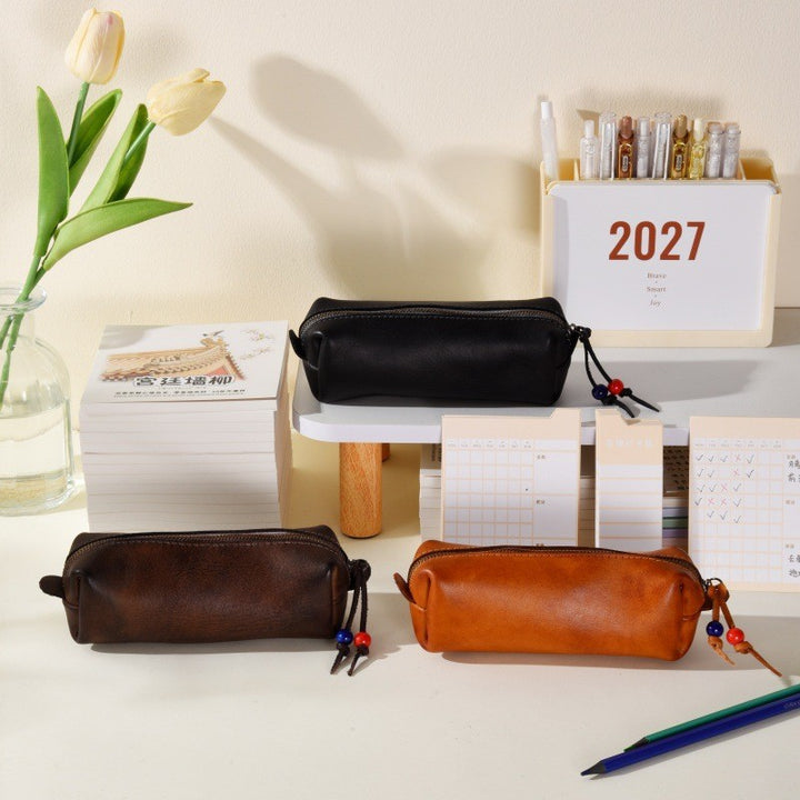 Premium Leather Pencil Case Kalsten