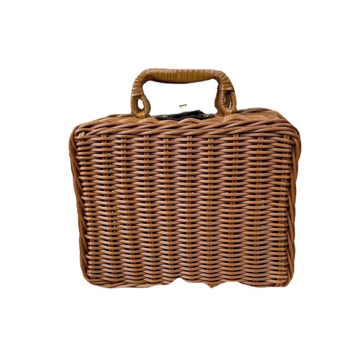 Women braided cosmetic and storage case Kalsten