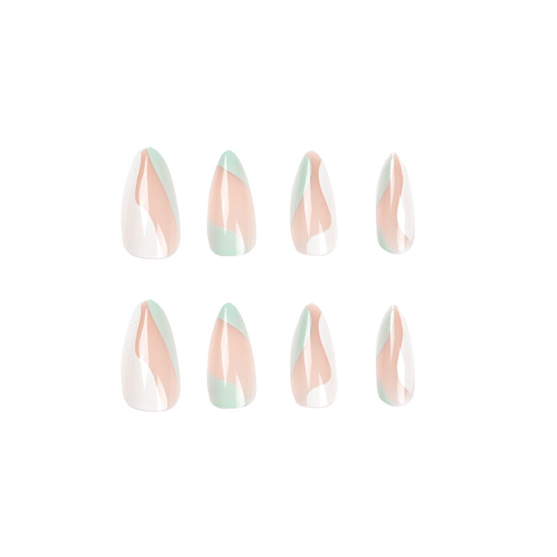 Artificial nail extensions with stylish design Kalsten
