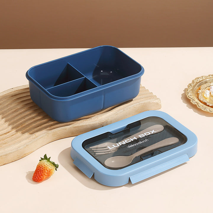 Dual-Compartment Stainless Steel Lunch Box