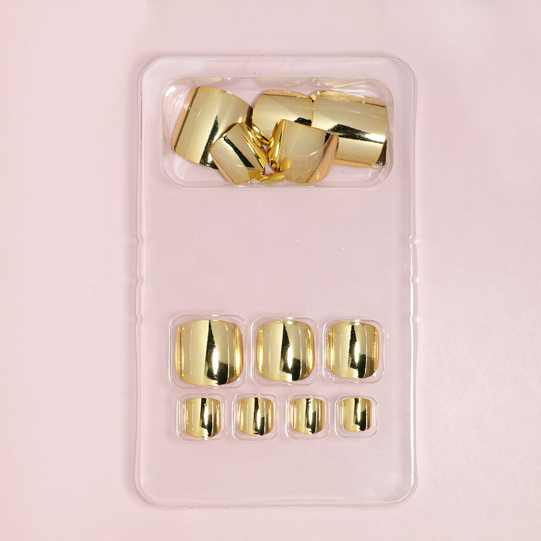 Premium Luxury Metallic Press-On Nail Set Kalsten