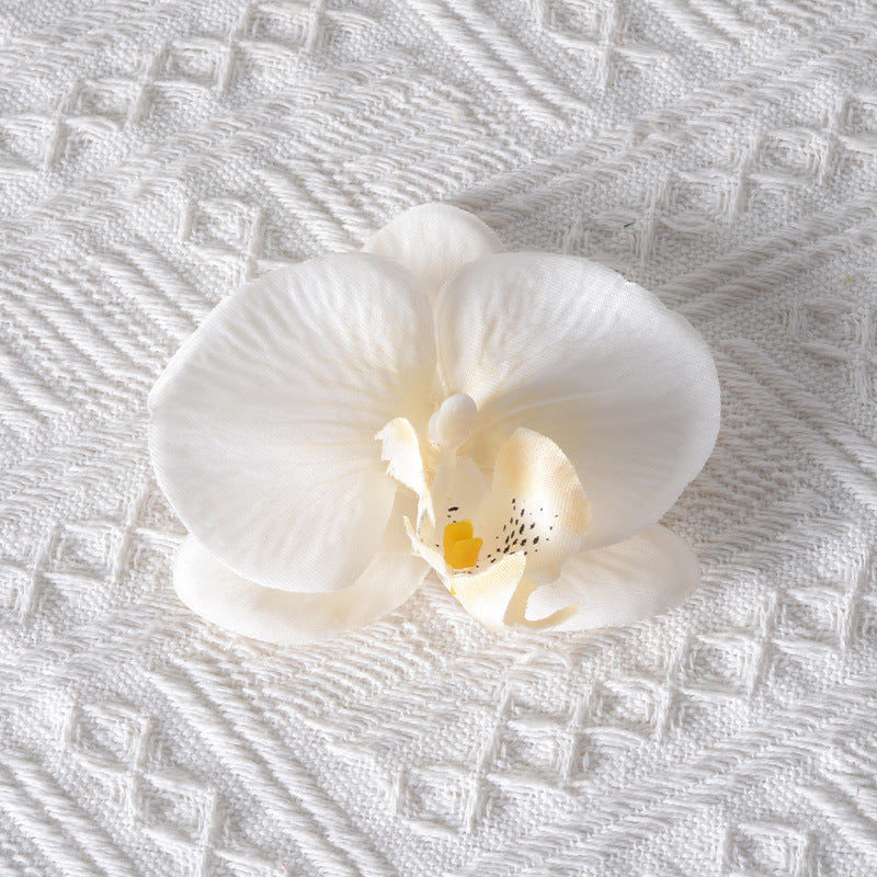 Elegant Fabric Orchid Hair Clip