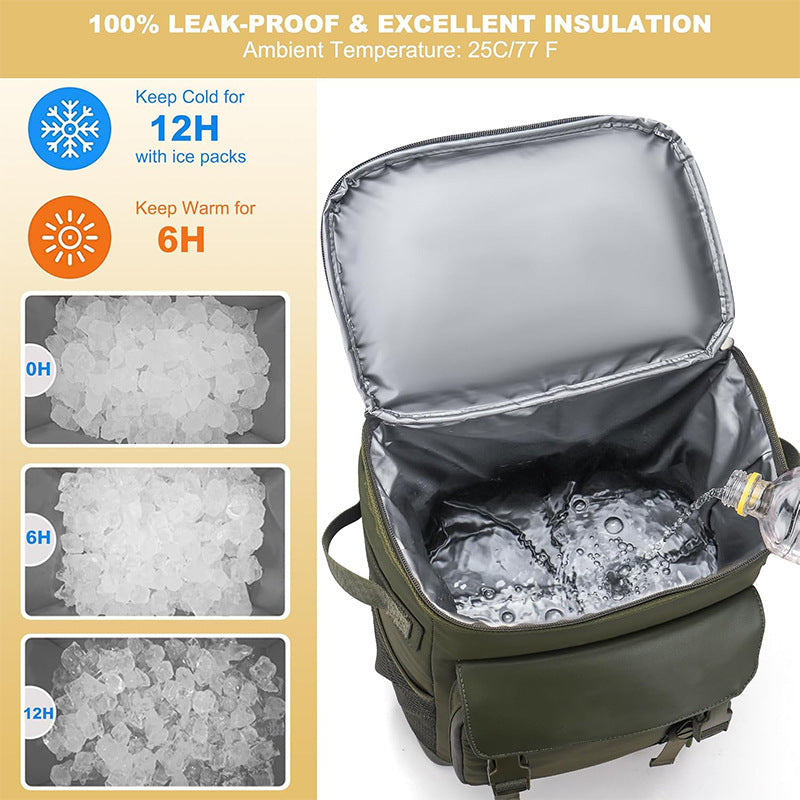 Multifunctional cooler bag backpack with insulated inner compartment Kalsten
