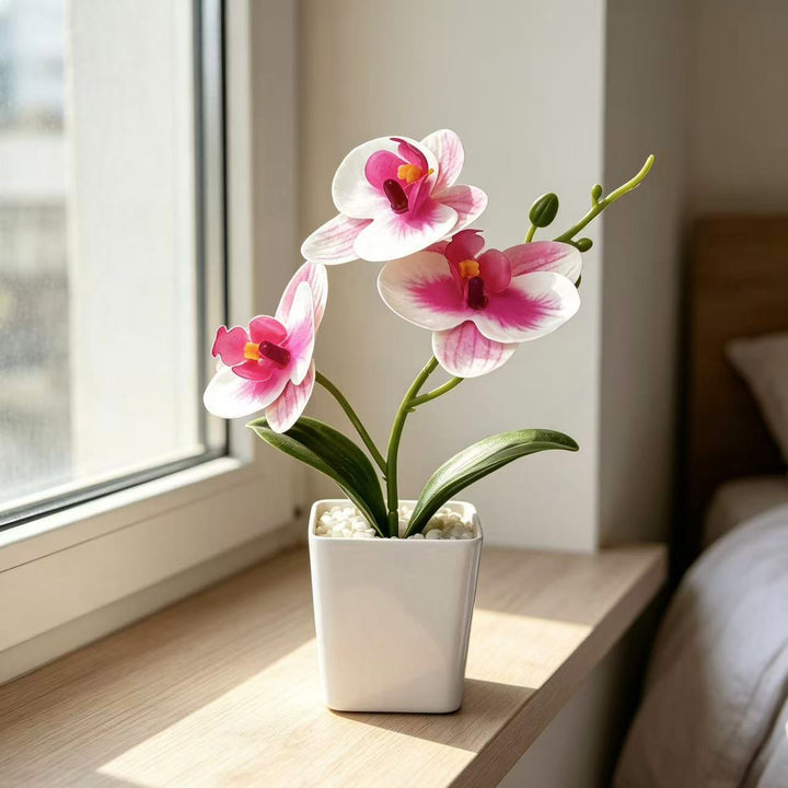 Elegantly Crafted Artificial Orchid Arrangement