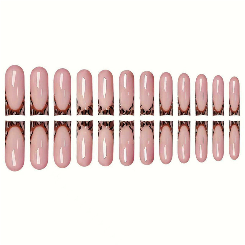 Trendy French Tip Press-On Nail Set Kalsten
