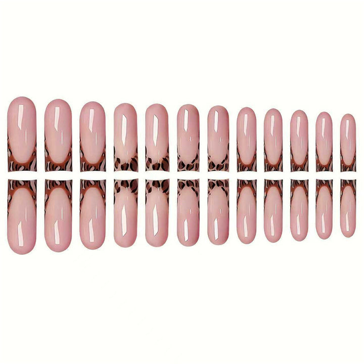 Trendy French Tip Press-On Nail Set Kalsten