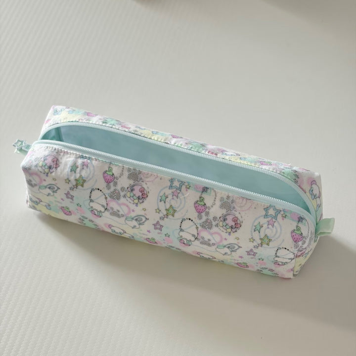 Versatile Cartoon-Printed Pencil Case