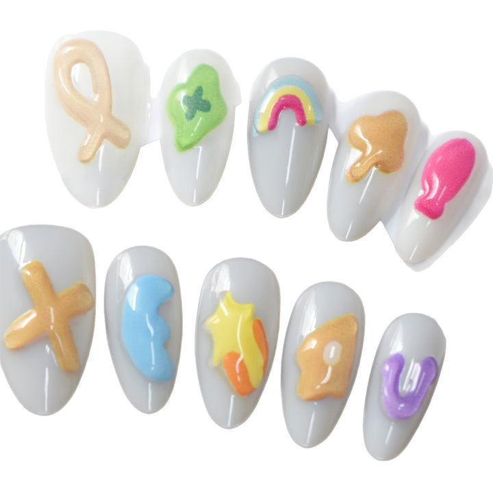 Artistic Gel Nail Art Design Kalsten