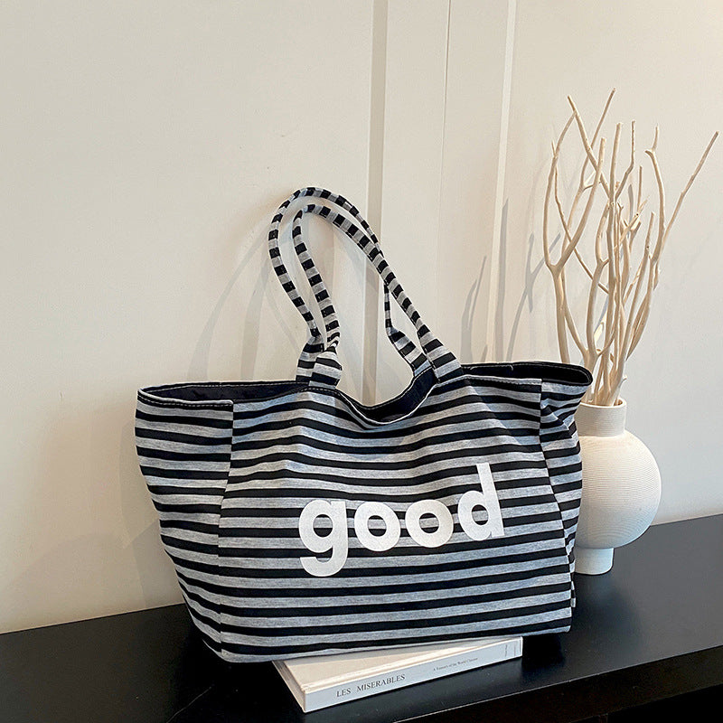 WoSpacious Canvas Beach Tote Bag Kalsten