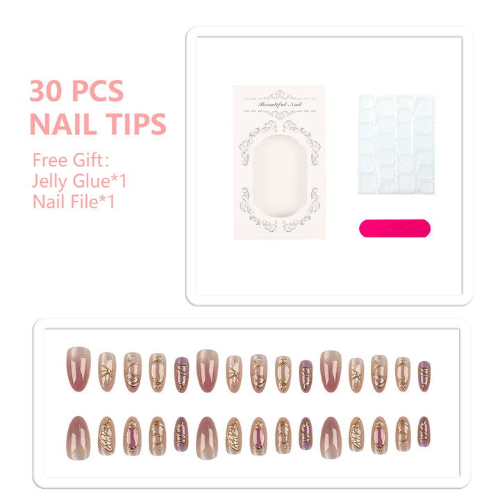 Premium Decorative Nail Tip Set