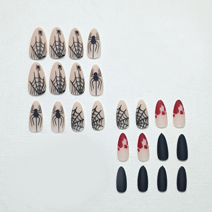 Artistic Halloween-Themed Press-On Nails Kalsten 1789805088