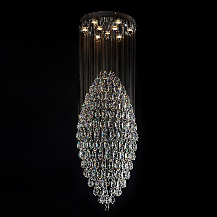 Crystal Cascading Chandelier