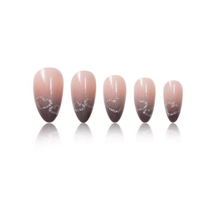 Rhinestone-Embellished Stiletto Press-On Nail Set Kalsten