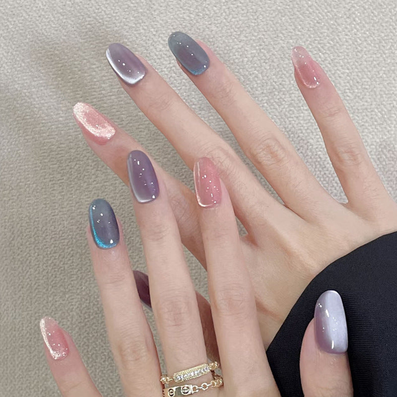 Ombre Gradient Glossy Press-On Nails Kalsten