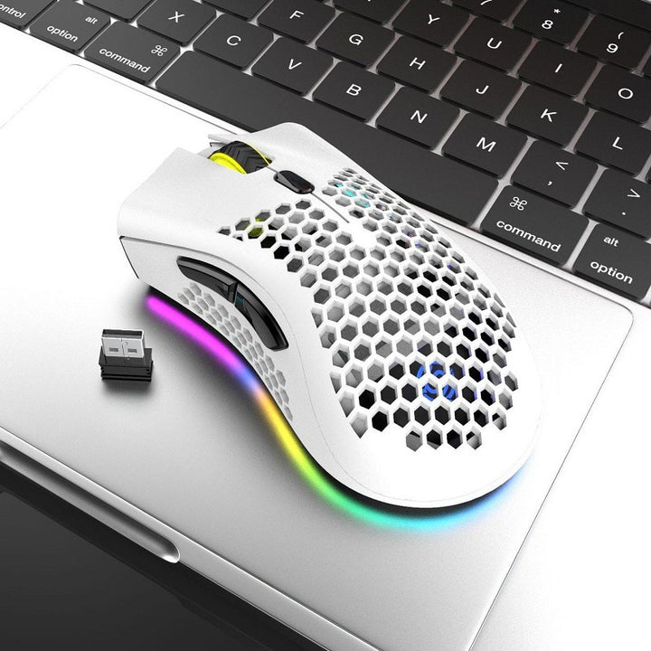 Ergonomic Gaming Mouse with Fast-Response Sensor System and Rgb Lighting Kalsten